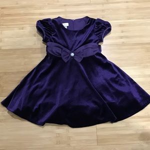 Bonnie Jean velvet girl dress